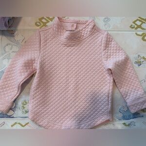 Classic Prep pink quilted pullover